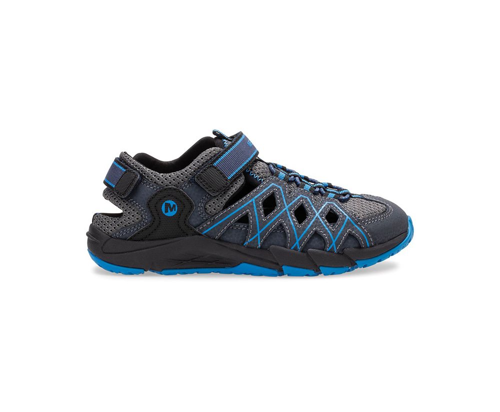 Merrell Hiking Shoes Navy - Hydro Moc Quench - Kids 02MFYSGOJ